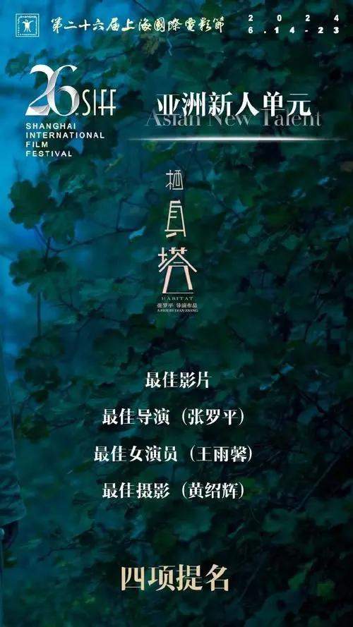 电影《栖身塔》在上海举办首映活动,获“亚新”四项提名