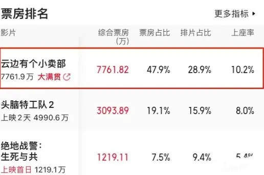 云边有个小卖部电影评价,口碑两极分化